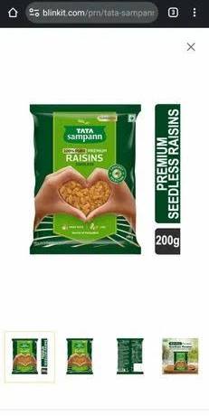 Tata Sampann Premium Raisins seedless – image 2