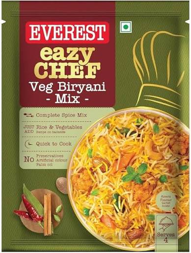 Everest Eazy Chef Veg Biryani Mix 50g – image 2