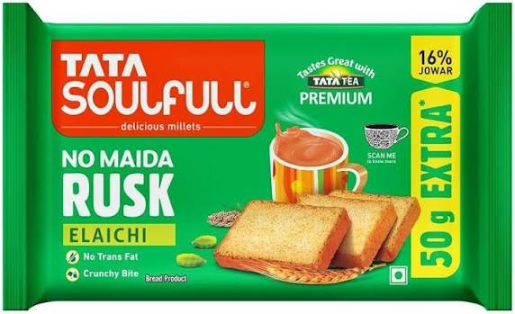 Tata Soulfull No Maida Rusk – Elaichi