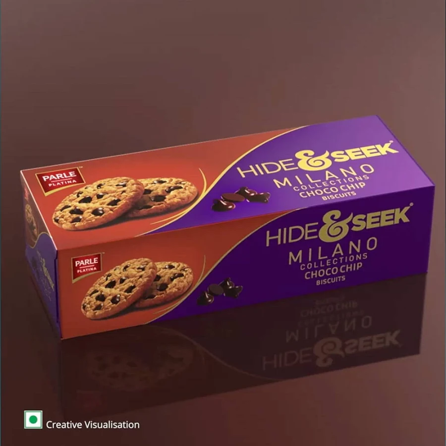 Parle Hide & Seek Milano Choco Chip Biscuits – image 2