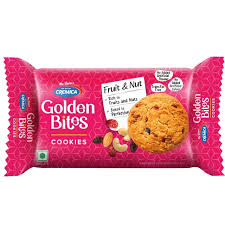 Cremica Golden Bites Fruit & Nuts Cookies