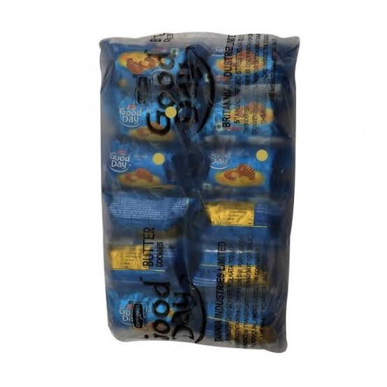 Britannia Good Day Butter Biscuits – Pack of 12 (₹5 Each)