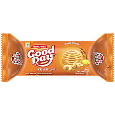 Britannia Good Day Cashew Cookies – Pack of 12 (₹5 Each)