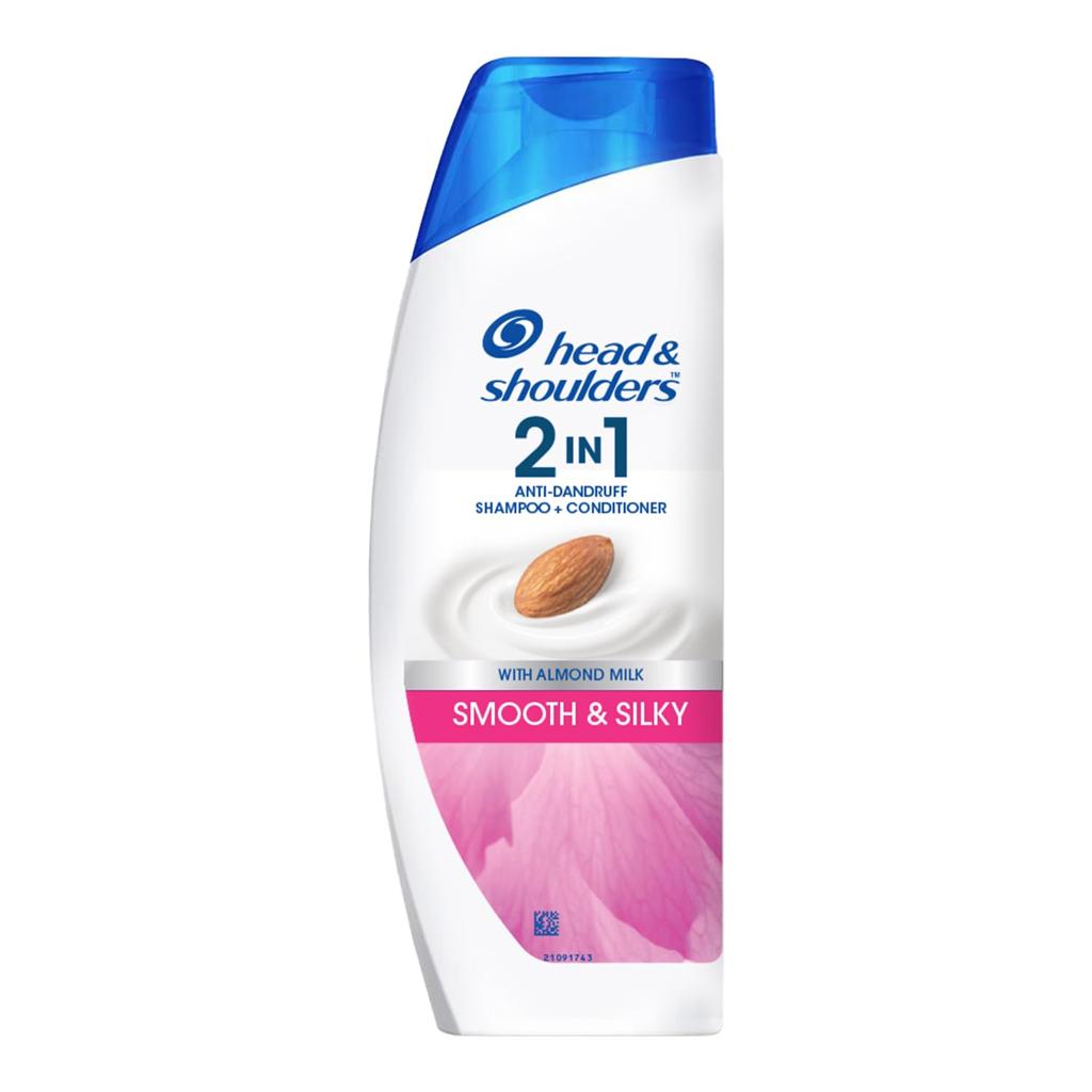 Head & Shoulders 2 in 1 Smooth & Silky with Almond Milk Shampoo – 340 ml
