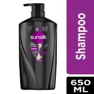 Sunsilk Black Shine Shampoo – 650 ml – image 2