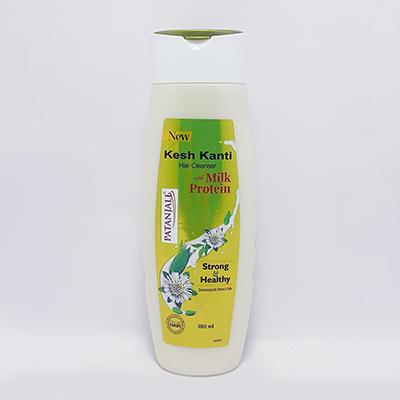 Patanjali Kesh Kanti Hair Cleanser with Milk Protein Shampoo – 180 ml