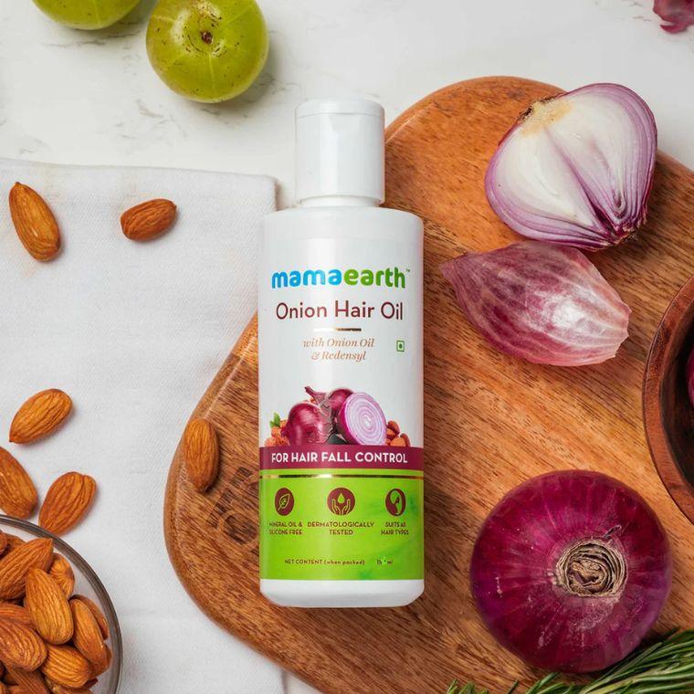 Mamaearth Onion Hair Oil with Redensyl – 100 ml – image 2