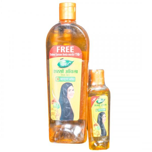Dabur Sarson Amla Hair Oil – 170 ml + ₹10 Free