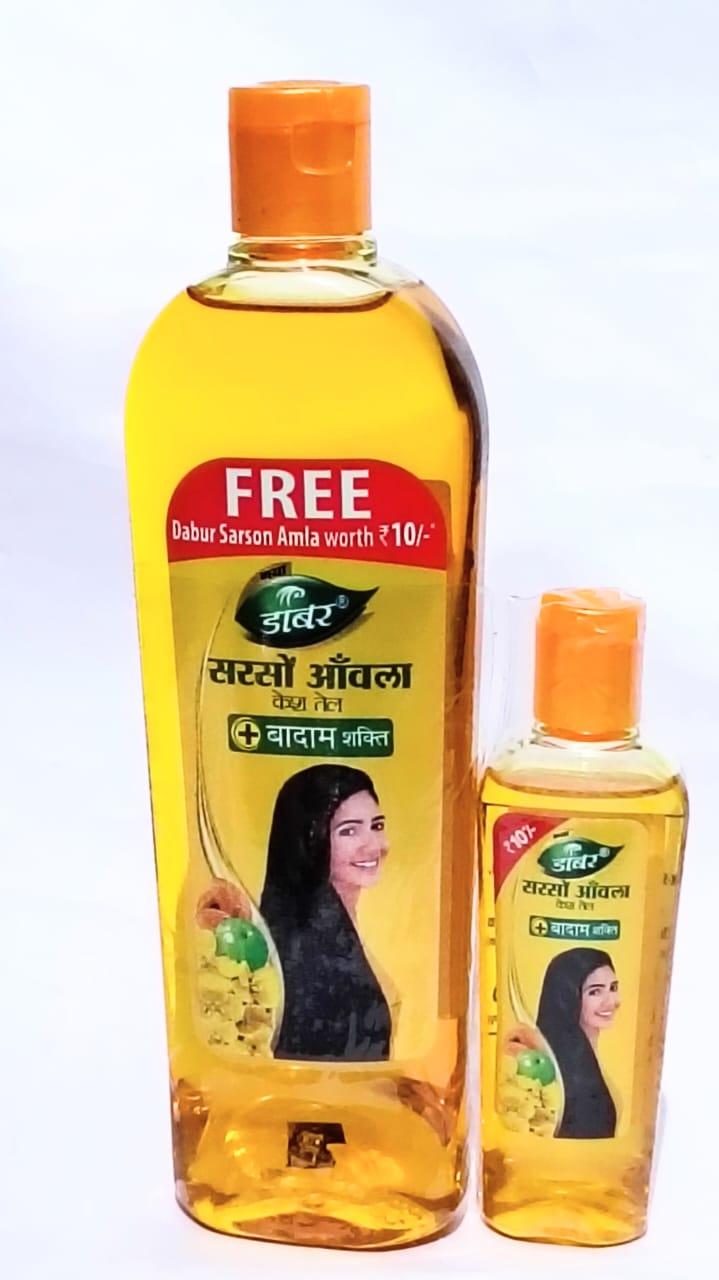 Dabur Sarson Amla Hair Oil – 170 ml + ₹10 Free – image 2