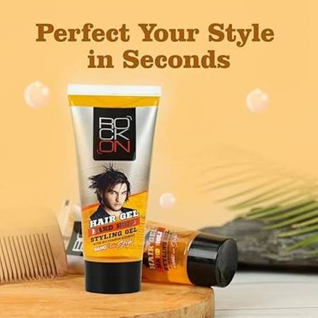 ROCK ON Hard Hold Hair Styling Gel – 60 g – image 2