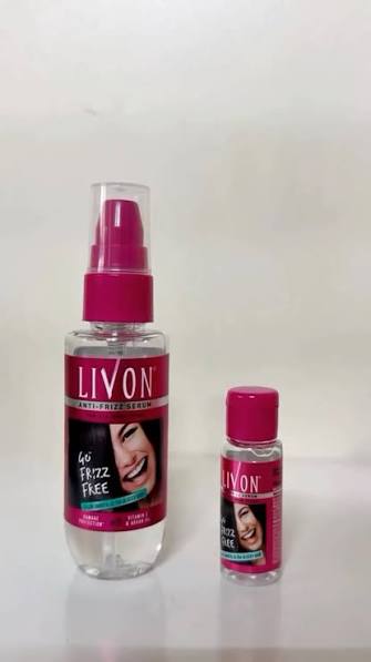 Livon Anti-Frizz Hair Serum – 45 ml + Free Pocket Serum ₹29 – image 3