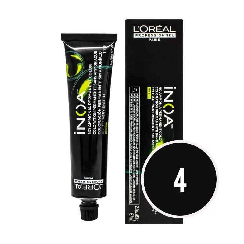L'Oréal Professionnel INOA Hair Colour – 4 (Brown) – 60 g – image 2