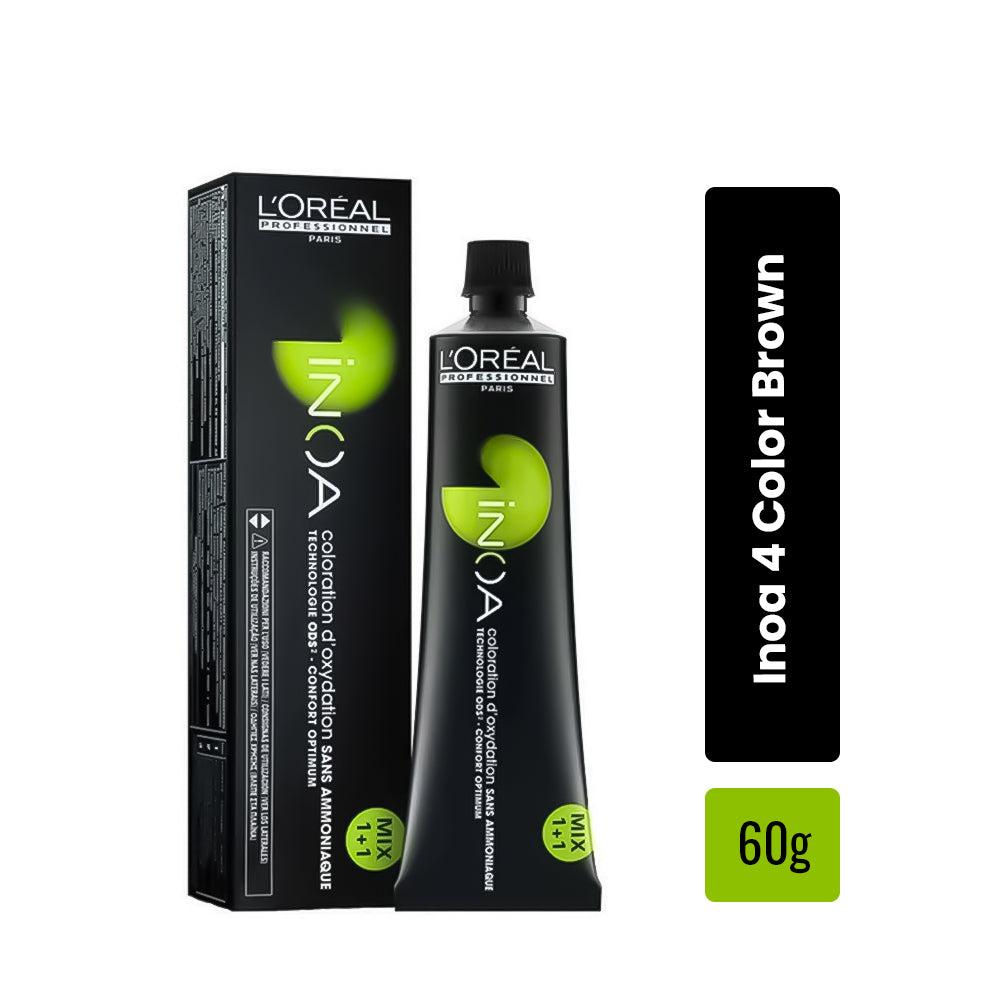 L'Oréal Professionnel INOA Hair Colour – 4 (Brown) – 60 g