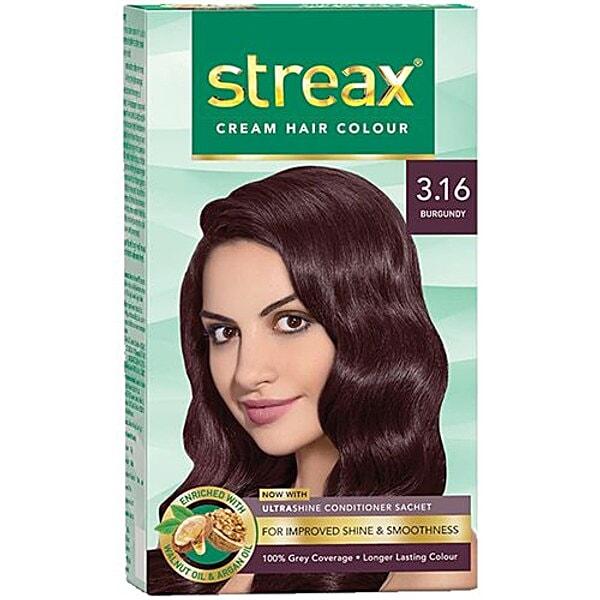 Streax Cream Hair Colour – 3.16 (Burgundy) – 50 ml – image 2