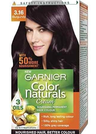 Garnier Color Naturals Hair Colour – 3.16 (Burgundy) – 35 ml – image 3
