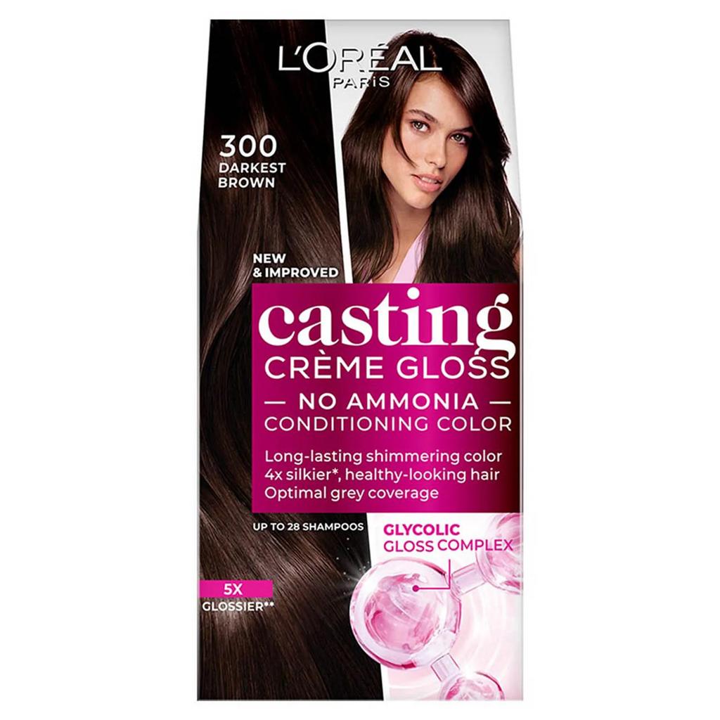 L'Oréal Paris Casting Crème Gloss – 300 Darkest Brown – 20 ml