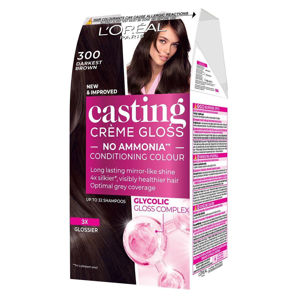 L'Oréal Paris Casting Crème Gloss – 300 Darkest Brown – 20 ml – image 2