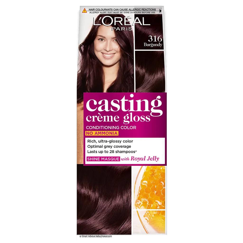 L'Oréal Paris Casting Crème Gloss – 316 Burgundy – 72 ml – image 2