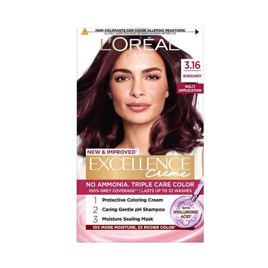 L'Oréal Paris Excellence Crème Triple Care Color – 3.16 Burgundy – 25 ml – image 3