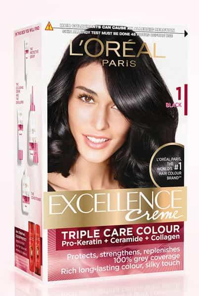 L'Oréal Paris Excellence Crème Triple Care Color – 1 Black – 72 ml – image 2