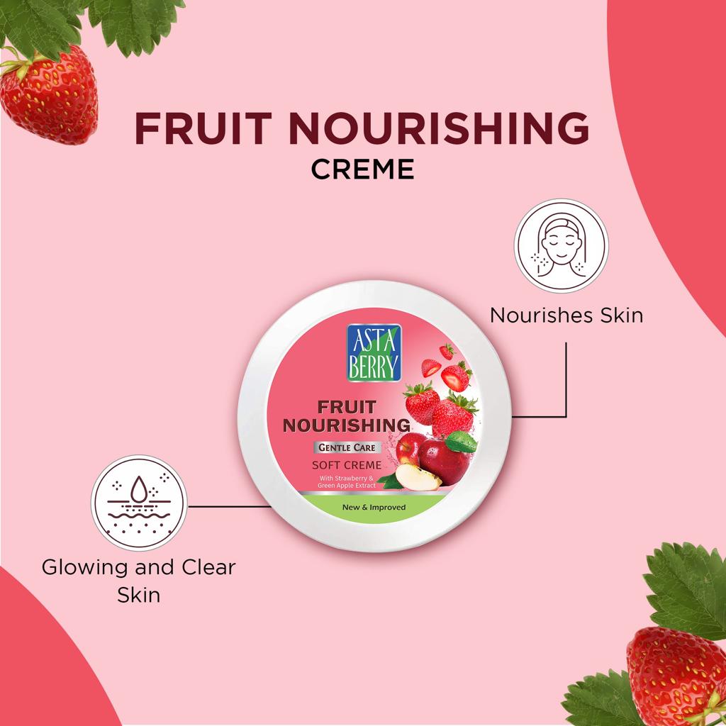 Astaberry Fruit Nourishing Soft Creme Moisturiser – 100 ml – image 2