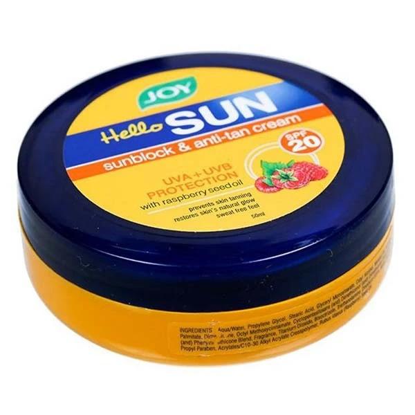 Joy Sunblock & Anti-Tan Cream SPF 20 – 50 ml – image 2
