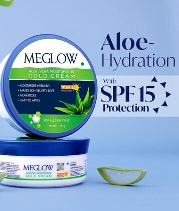 Meglow Aloe Vera Moisturizing Cold Cream – 50 g – image 3