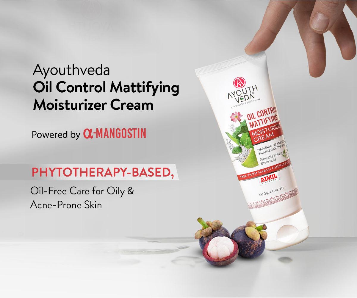 Ayouthveda Oil Control Mattifying Moisturizer Cream – 60 g – image 2