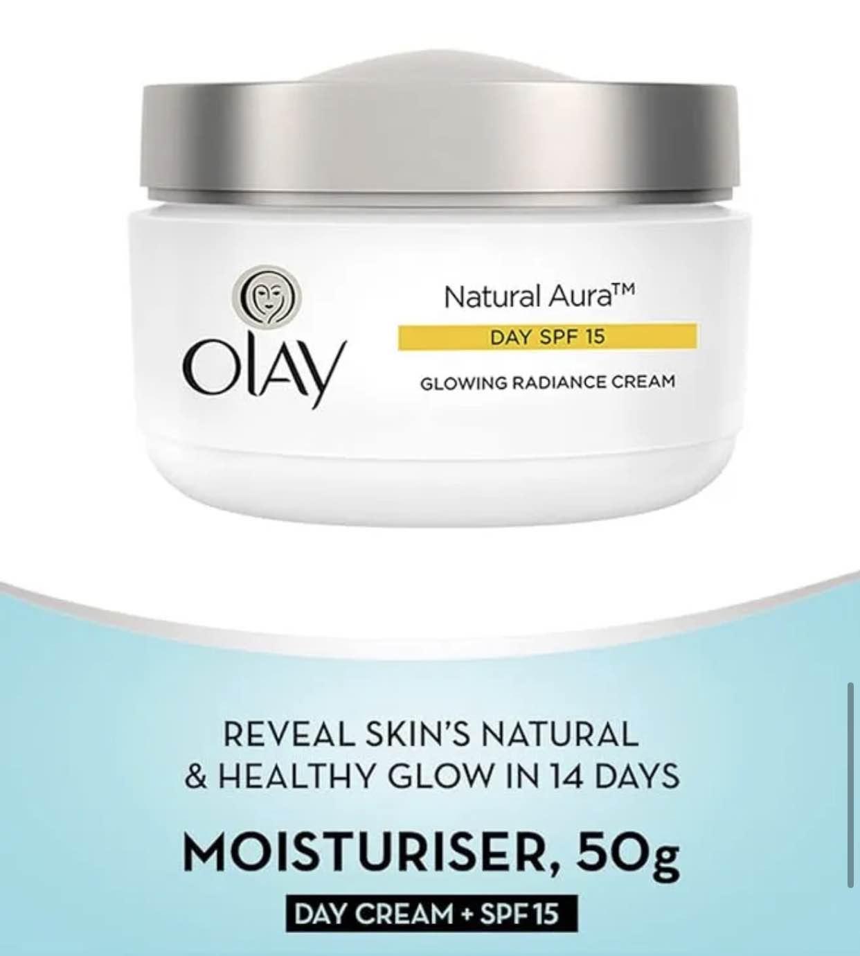 Olay Natural Aura Glowing Radiance Cream SPF 15 – 50 g – image 2