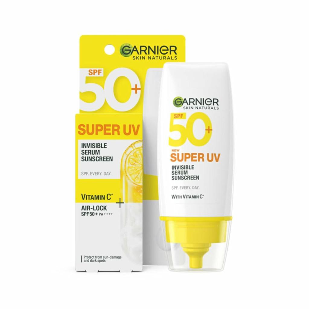 Garnier Super UV Invisible Serum Sunscreen SPF 50 – 30 ml – image 1