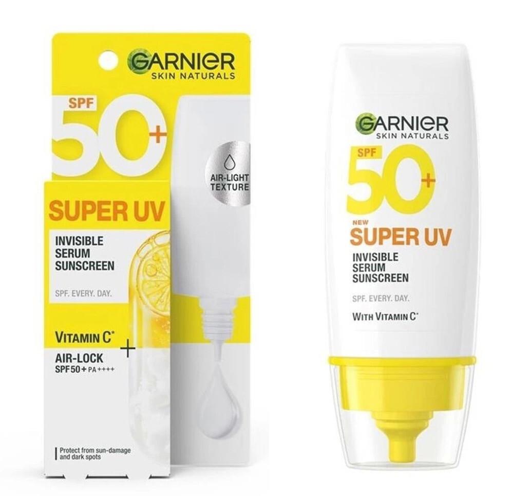 Garnier Super UV Invisible Serum Sunscreen SPF 50 – 30 ml – image 3