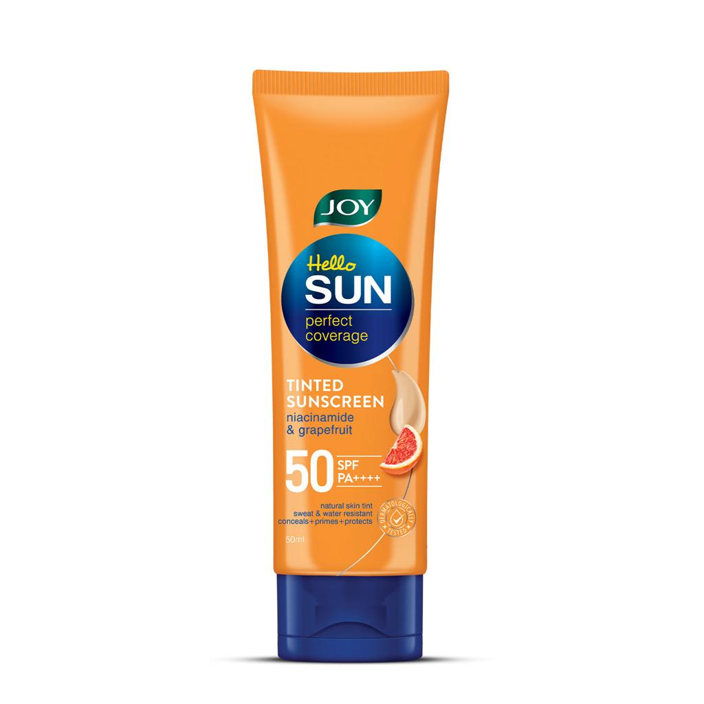JOY Hello Sun Perfect Coverage Tinted Sunscreen SPF 50 PA++++ – 50 ml – image 1