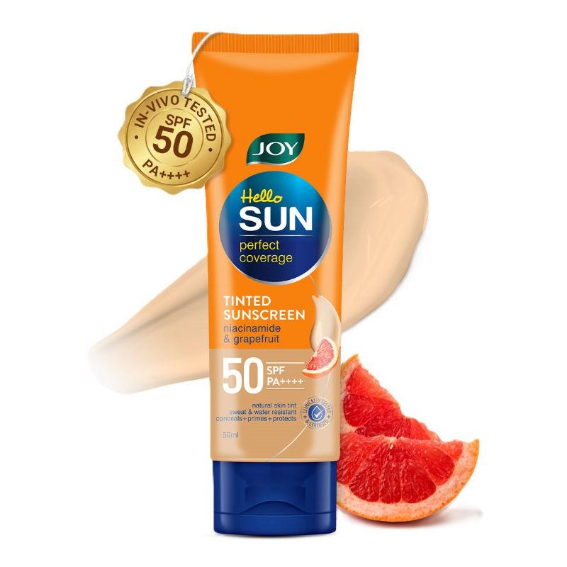 JOY Hello Sun Perfect Coverage Tinted Sunscreen SPF 50 PA++++ – 50 ml – image 3