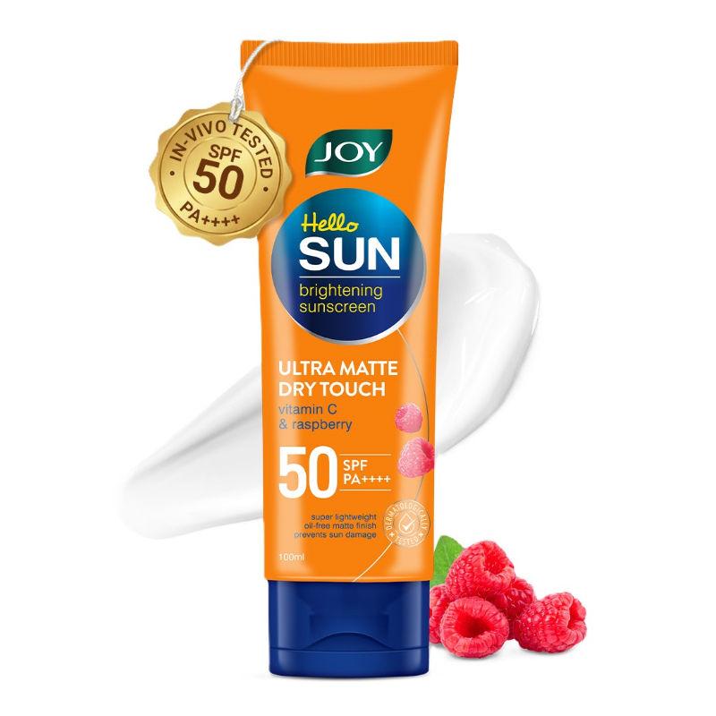 JOY Hello Sun Brightening Ultra Matte Dry Touch Sunscreen SPF 50 PA++++ – 50 ml