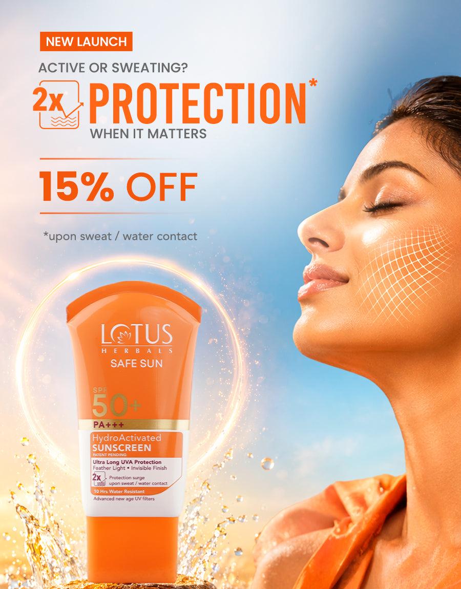 Lotus Herbals Safe Sun Hydroactivated Sunscreen SPF 50+ PA+++ – 50 ml – image 3