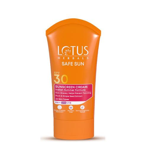 Lotus Herbals Safe Sun Sunscreen Cream SPF 30 PA++ – 50 g
