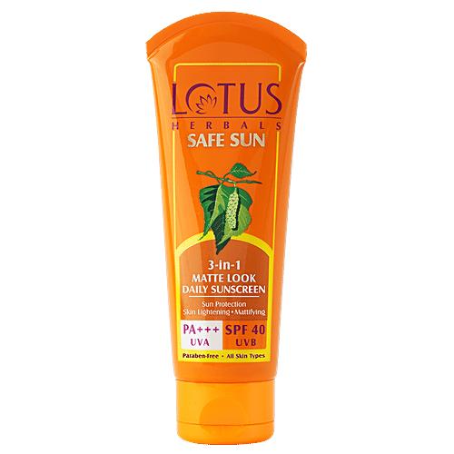 Lotus Herbals Safe Sun Sunscreen Cream SPF 40 PA++ – 100 g – image 2
