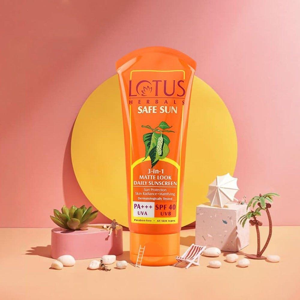 Lotus Herbals Safe Sun Sunscreen Cream SPF 40 PA++ – 100 g – image 3