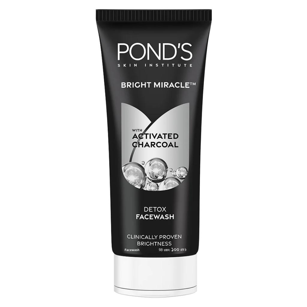 Pond’s Bright Beauty Detox Face Wash with Activated Charcoal – 100 g – image 2