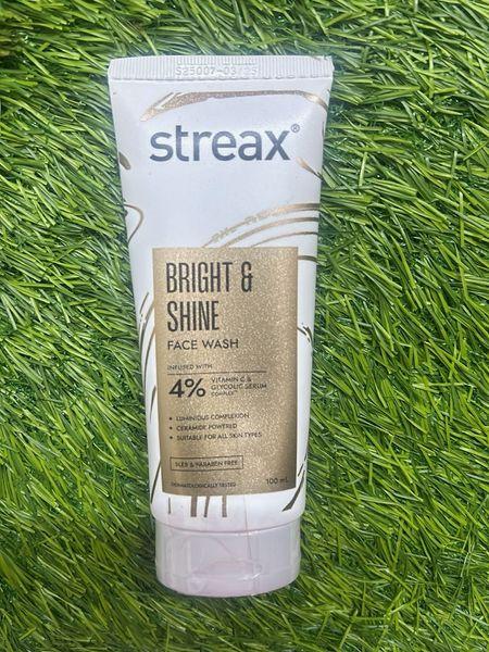Streax Bright & Shine Face Wash with 4% Vitamin C & Glycolic Serum Complex – 50 ml – image 2