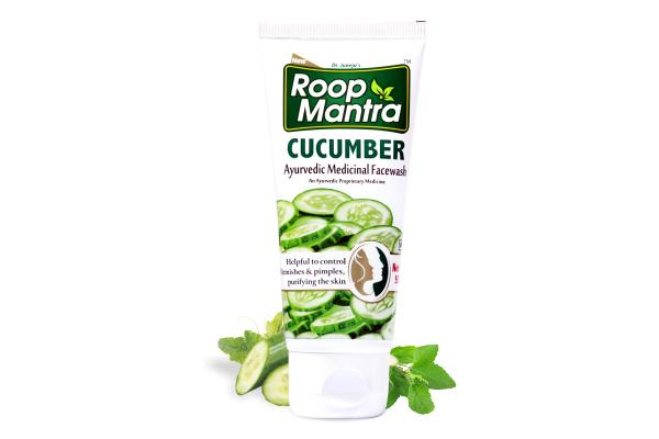 Roop Mantra Cucumber Ayurvedic Medicinal Face Wash – 115 ml – image 3
