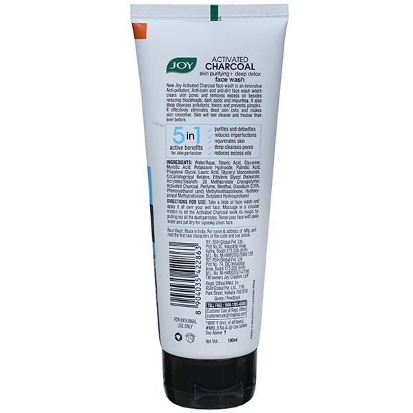 Joy Activated Charcoal 5-in-1 Face Wash – 100 ml – image 4
