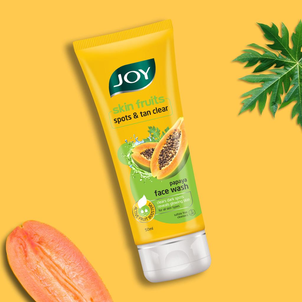 Joy Skin Fruits Papaya Face Wash – 50 ml – image 2