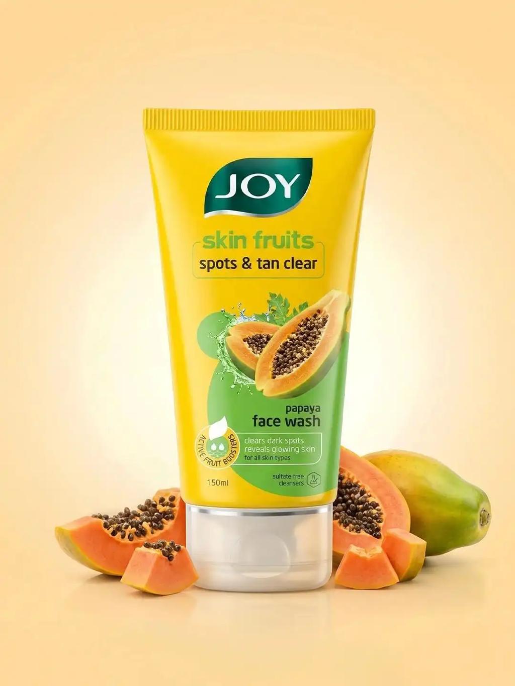 Joy Skin Fruits Papaya Face Wash – 50 ml – image 3
