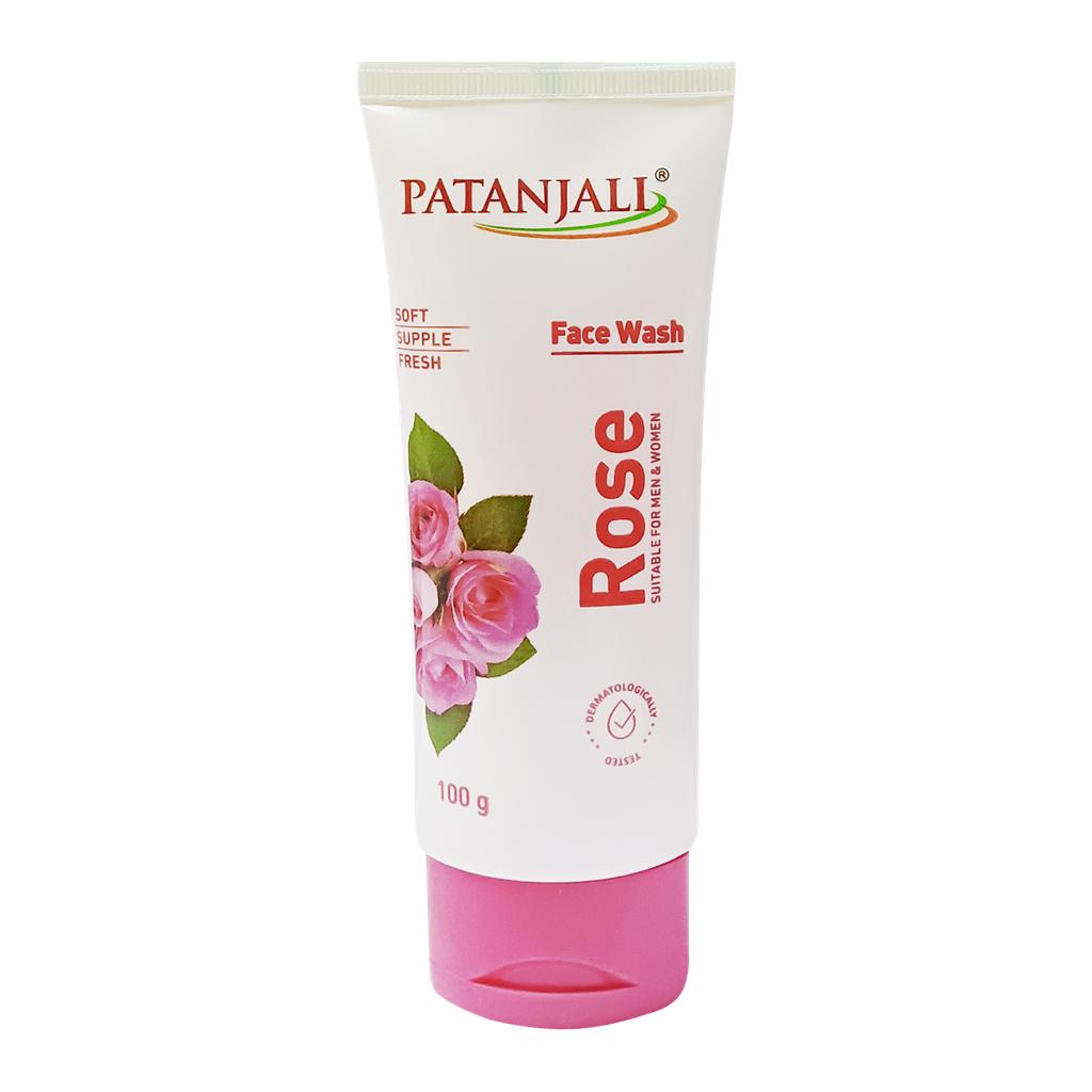 Patanjali Rose Face Wash – 100 g