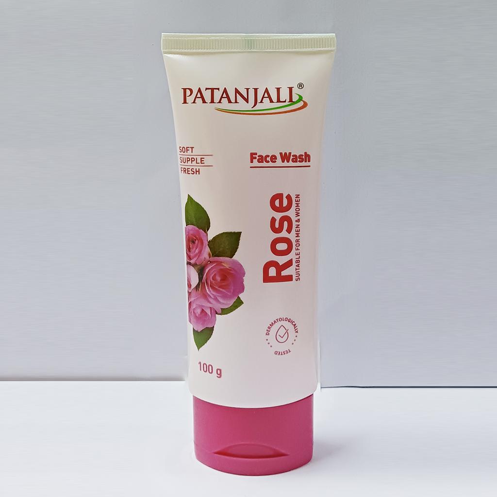Patanjali Rose Face Wash – 100 g – image 2