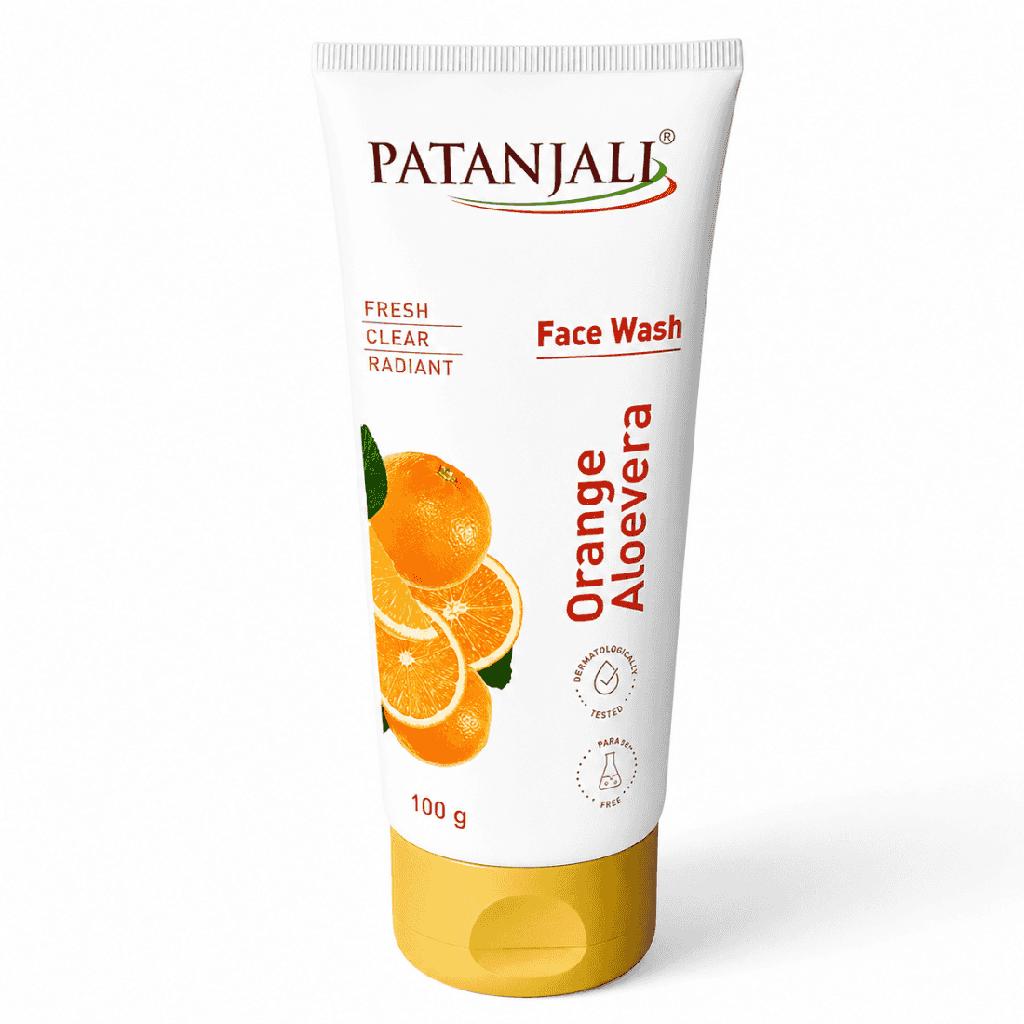 Patanjali Orange Aloe Vera Face Wash – 100 g