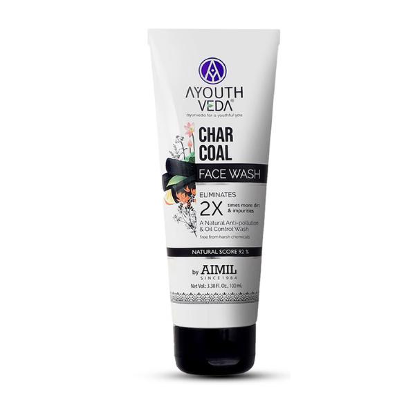 Ayouthveda Charcoal Face Wash – 100 ml