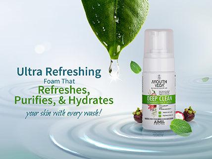Ayouthveda Deep Clean Foaming Face Wash – 100 ml – image 3