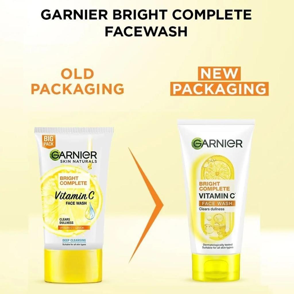 Garnier Bright Complete Vitamin C Face Wash – 150 g – image 3